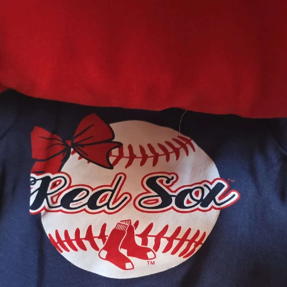 MLB Boston Red Sox Infant 3-Piece Set in White, Navy & Red